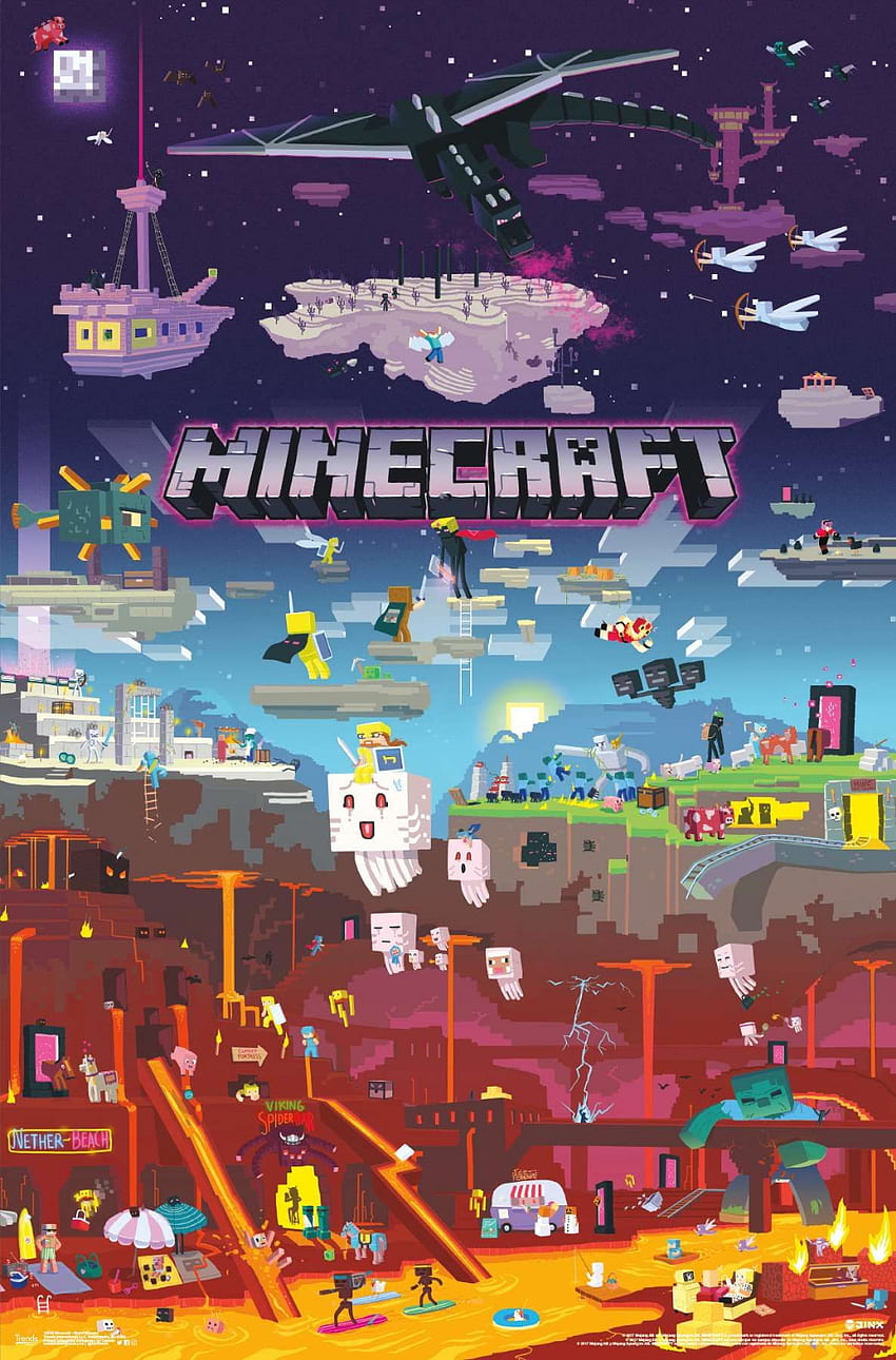 Minecraft - World Beyond - Tapeta na telefon HD