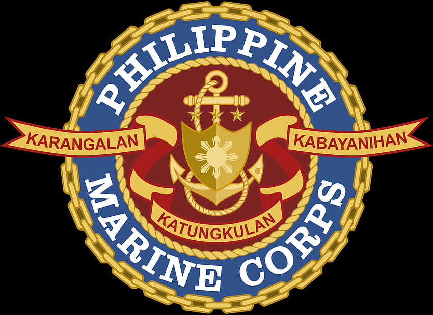 Печат на филипинската морска пехота.svg, лого на морската пехота HD тапет