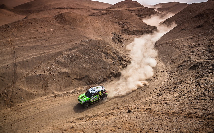 Mini Cooper Rallye, Wüste, Mini, Cooper, Rallye HD-Hintergrundbild