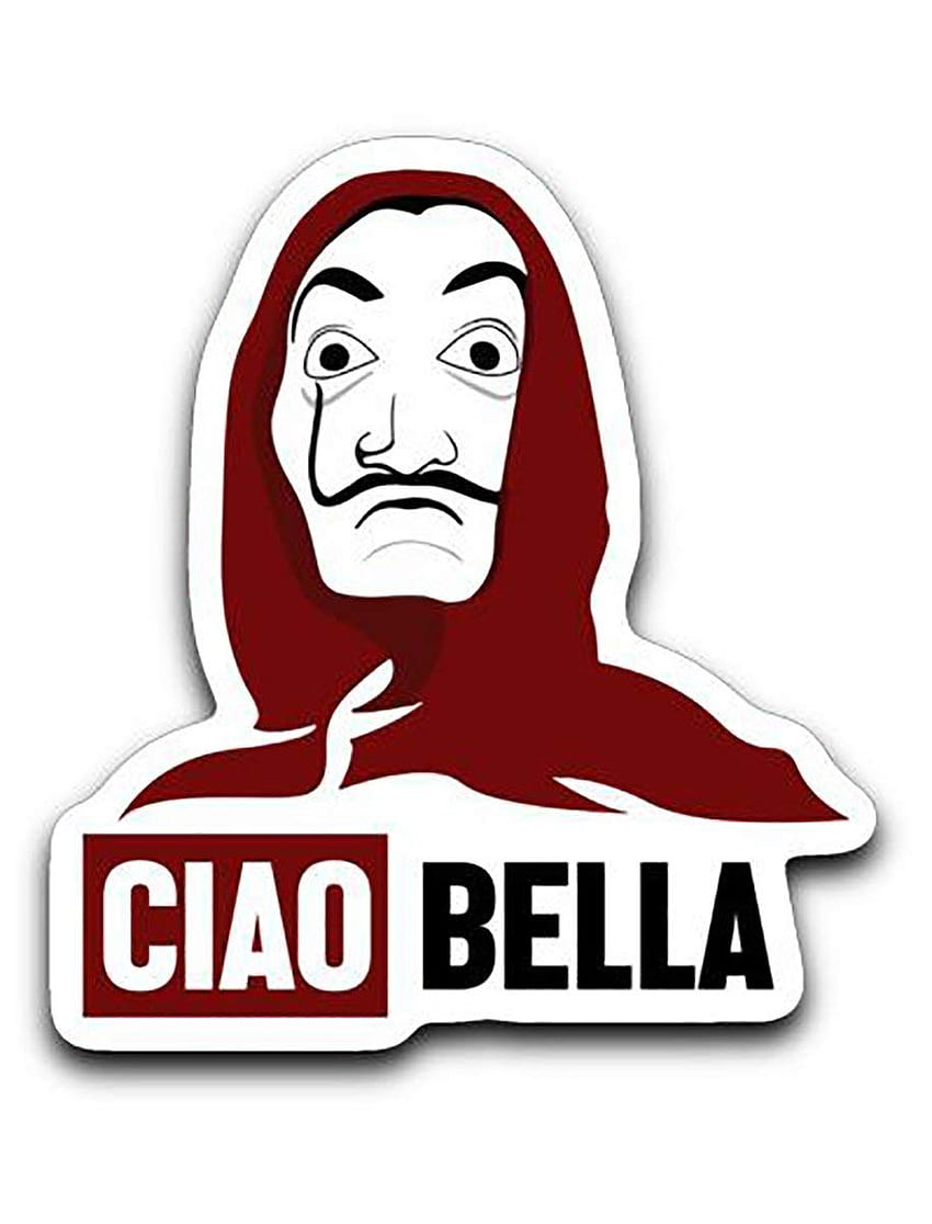 Money Heist Bella Ciao Sticker for Sale by Maliniak