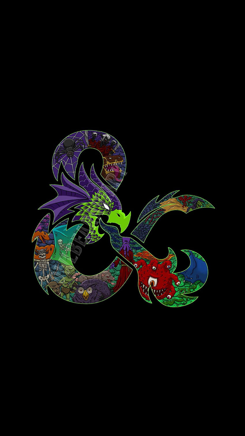 D&D Ampersand (85%) : Amoledbackground, Dungeons and Dragons HD phone  wallpaper | Pxfuel