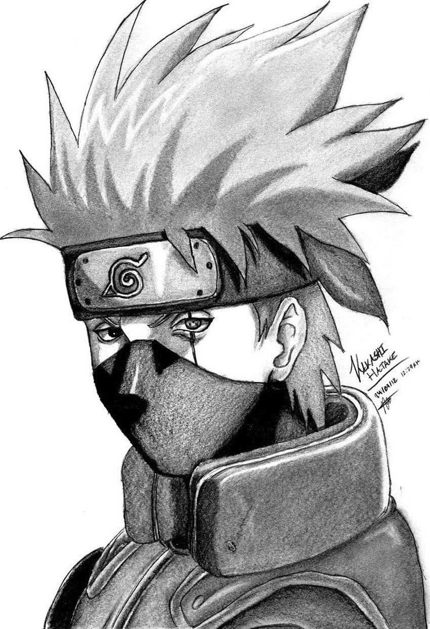 Imagem: Anime Fans For Anime Fans, sketching ideas, Kakashi desenho