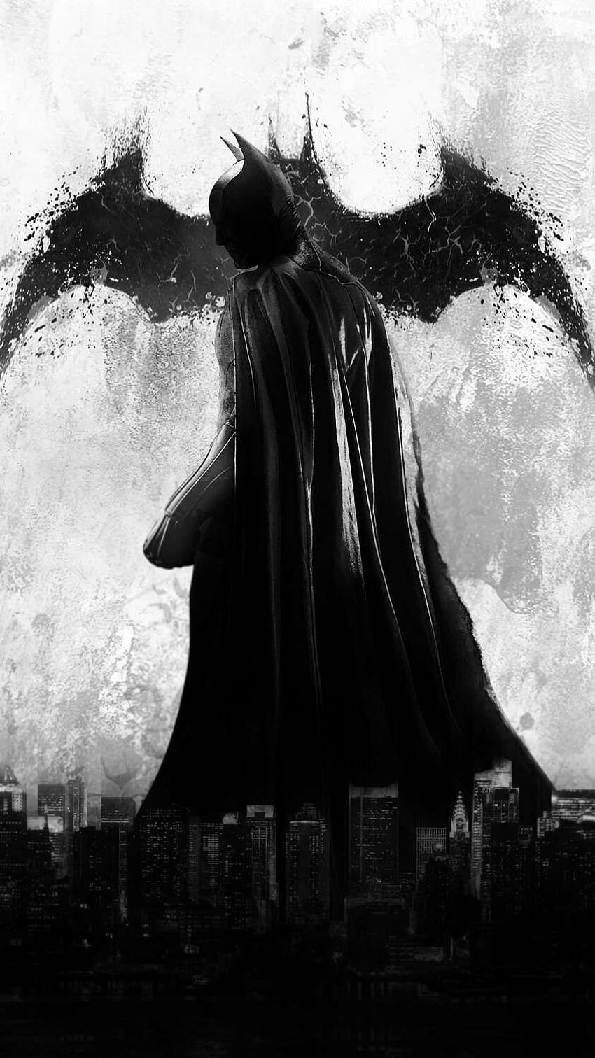 Batman Shadow IPhone Top Awesome Background in 2020. Batman iphone, Batman , Batman, Awesome Batman Black And White HD phone wallpaper