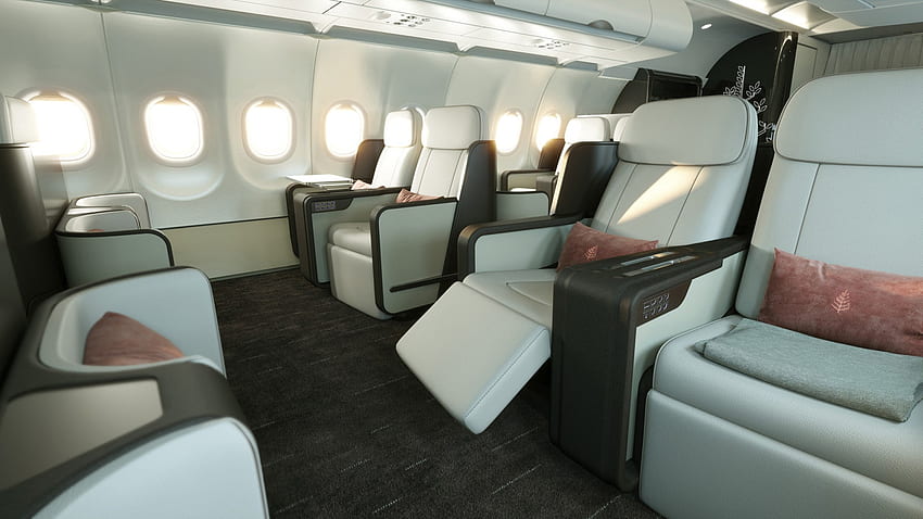 Behind the Design of the World's Most Luxurious Commercial Airplane. Architectural Digest, Airplane Seats HD wallpaper