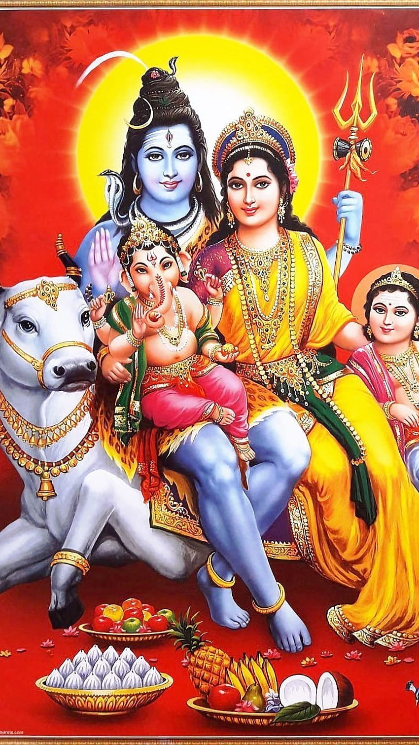 Bholenath Ki , Seigneur Ganesh, Parents, kartikeya Fond d'écran de téléphone HD