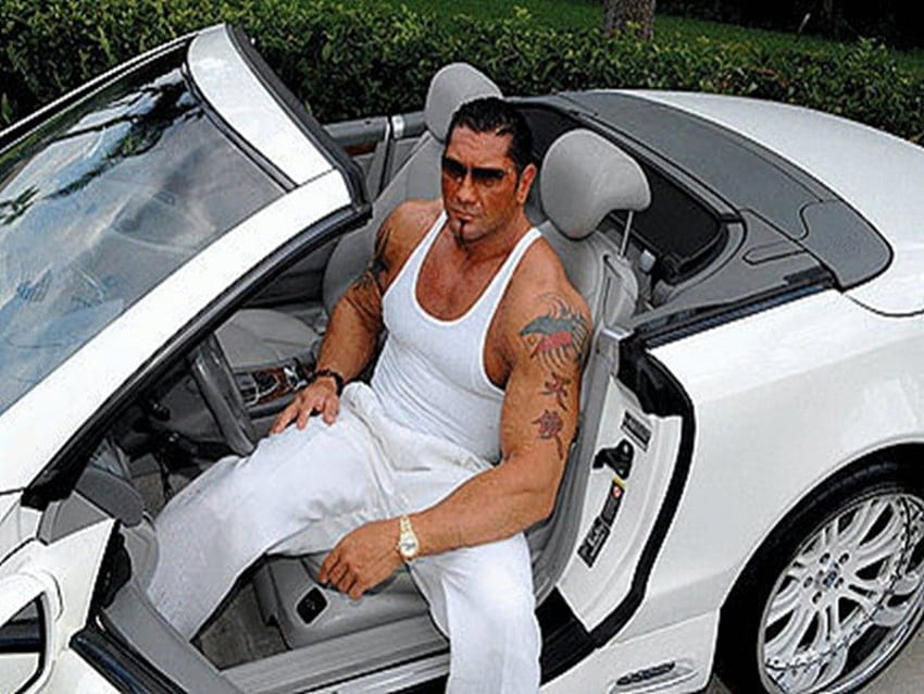 Batista In A Car, batista, car HD wallpaper