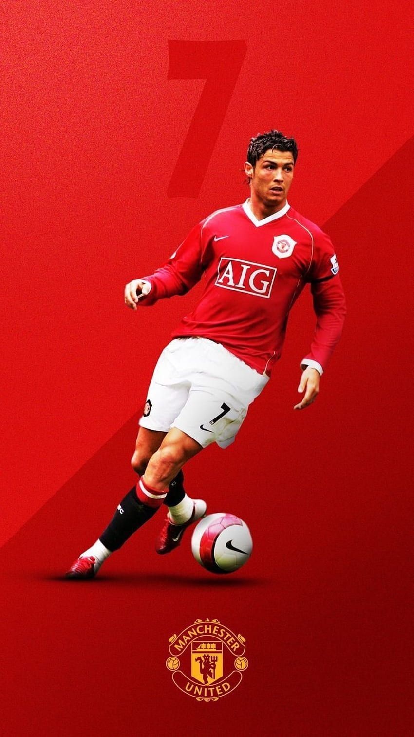CR7 Man U. Ronaldo sepak bola, Critiano ronaldo, Cristiano ronaldo manchester, Ronaldo Manchester United wallpaper ponsel HD