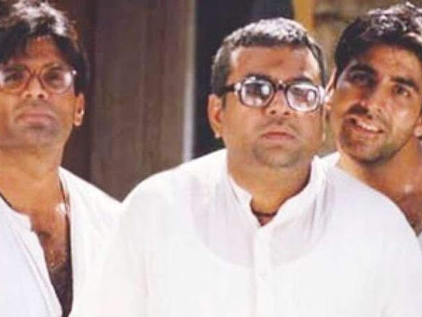 Hera Pheri clocks 21 years: Akshay Kumar reveals favourite scene, Suniel Shetty gets nostalgic, Babu Bhaiya HD wallpaper