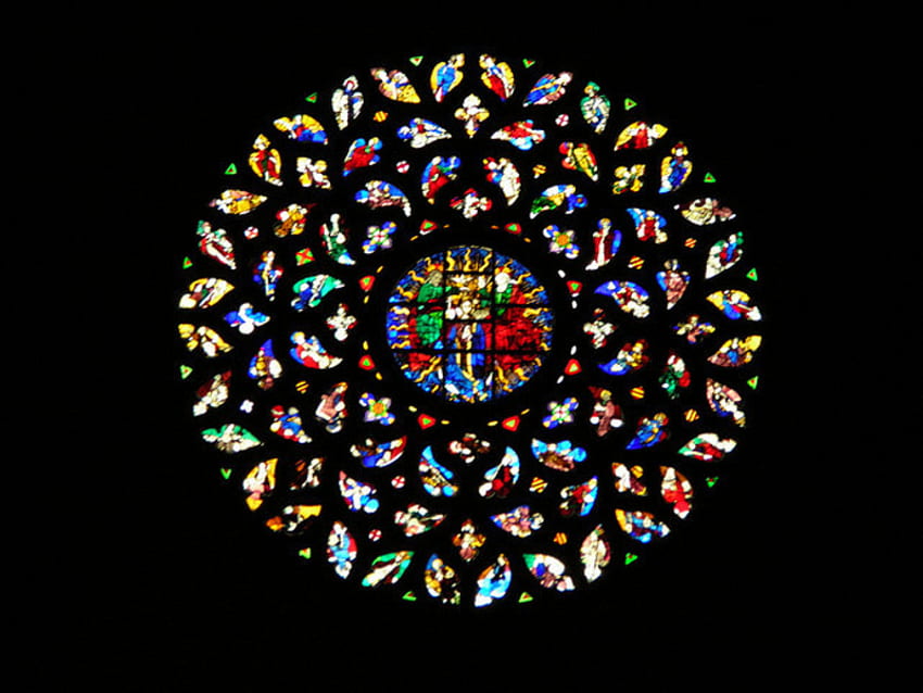 Stained Glass..., middle, in, the, man HD wallpaper