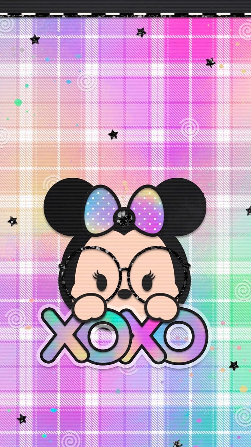 for iphone, Cute Minnie Mouse Glitter HD phone wallpaper