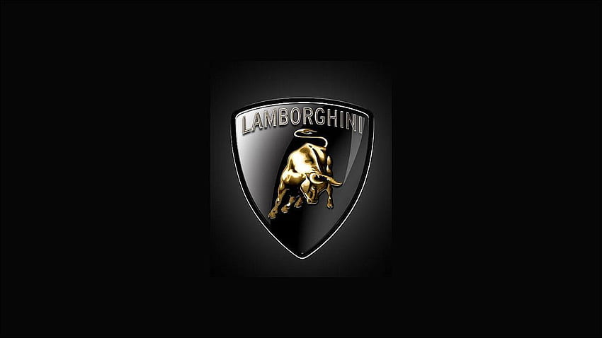 Black lamborghini logo HD wallpapers | Pxfuel
