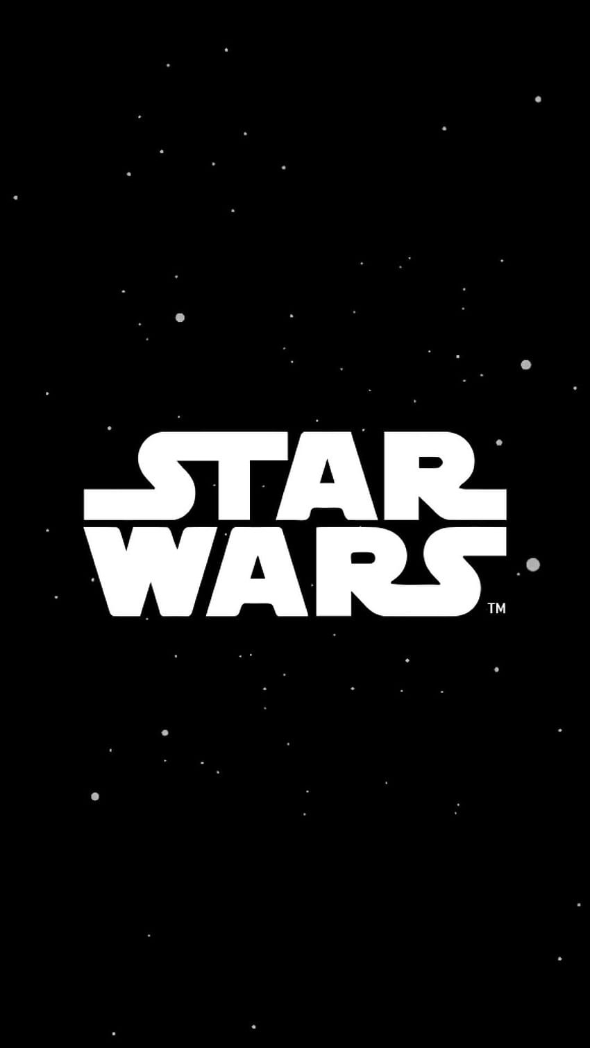 iPhone avec logo Star Wars, Star Wars noir Fond d'écran de téléphone HD
