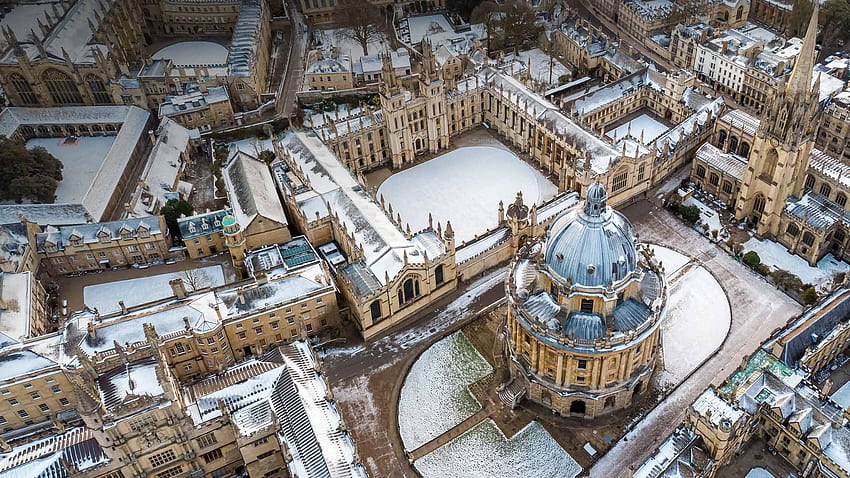 City of dreaming spires, Oxford City HD wallpaper