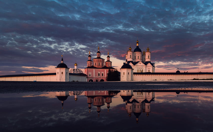 修道院、建物、ロシア語 高画質の壁紙