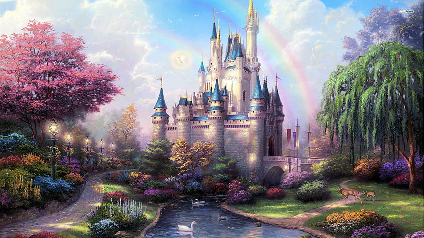 fairy tale wall murals. Fairy Tale Castle, Castle 3D HD wallpaper