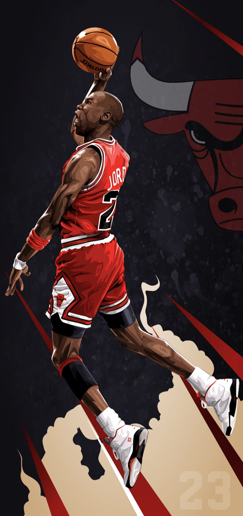 Michael Jordan, Basketball Michael Jordan Fond d'écran de téléphone HD
