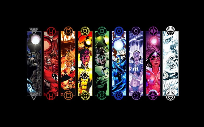 Green Lantern Dc Comics Sinestro Corps White Star Sapphire Hal Jordan Agent Orange Atrocitus Red Blue Indigo Tribe Black Hand Saint Walker 桌面图片. 照片图像图像, Saphirs étoilés Fond d'écran HD