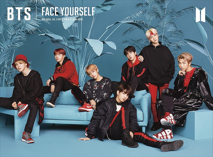 3º álbum japonês completo do BTS, 'FACE YOURSELF', edição limitada da capa do álbum C! Lançamento: 4 de abril ❤️ papel de parede HD