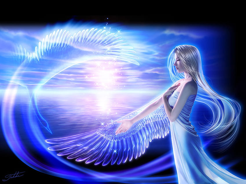 Beauty of Wings นางฟ้า ชิลล์ 3 มิติ นามธรรม ของไหล ทาคากิ เกม พระอาทิตย์ตก ปีก ทะเล ศิลปะ เด็กผู้หญิง หยิน นางฟ้า อะนิเมะ จินตนาการ เท่ ผู้หญิง ความฝัน วอลล์เปเปอร์ HD