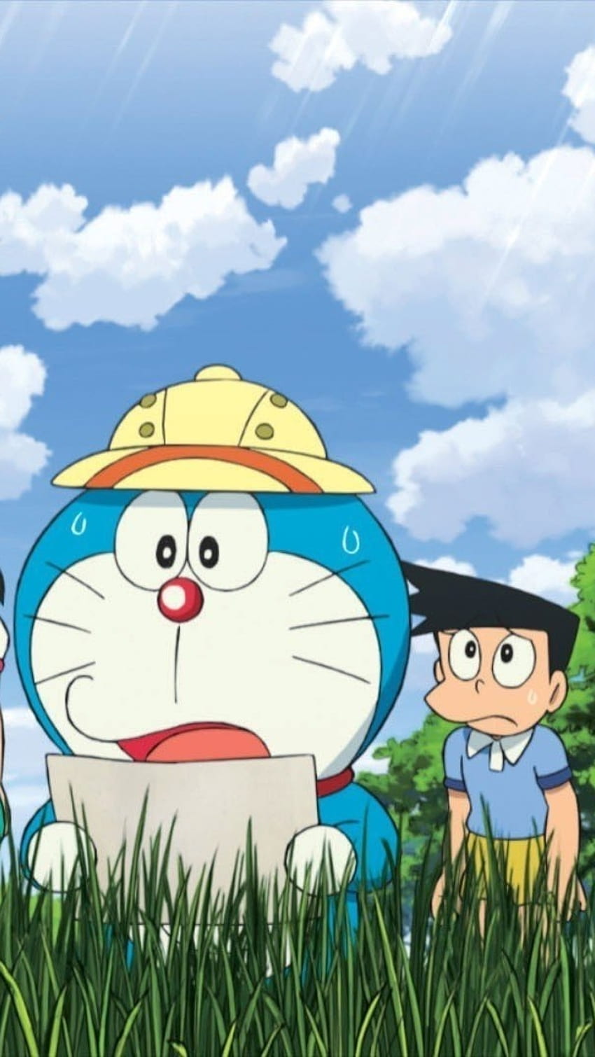 Shinchan And Doraemon, Clouds Background HD phone wallpaper | Pxfuel