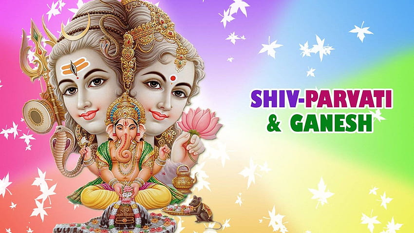 Shiv Parvati Ganesh . Hindu Gods and Goddesses HD wallpaper | Pxfuel