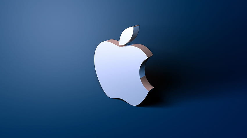 Фон на Apple, лого на Apple Mac HD тапет