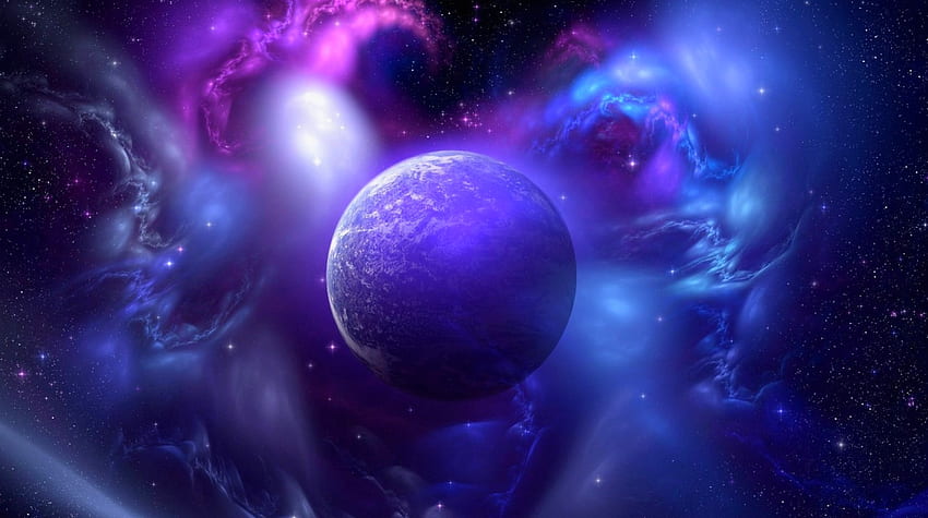 the creation, space, planets, fantasy, dark HD wallpaper