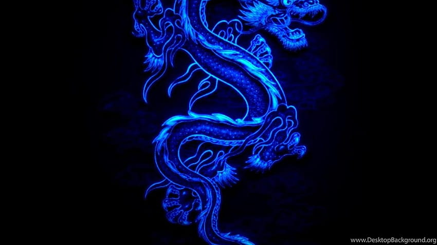 de fuego negro de dragón azul fresco y. , azul realmente fresco fondo de pantalla
