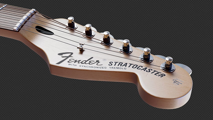 ... fender stratocaster electric guitar 3d model obj fbx blend mtl 9 ... HD wallpaper