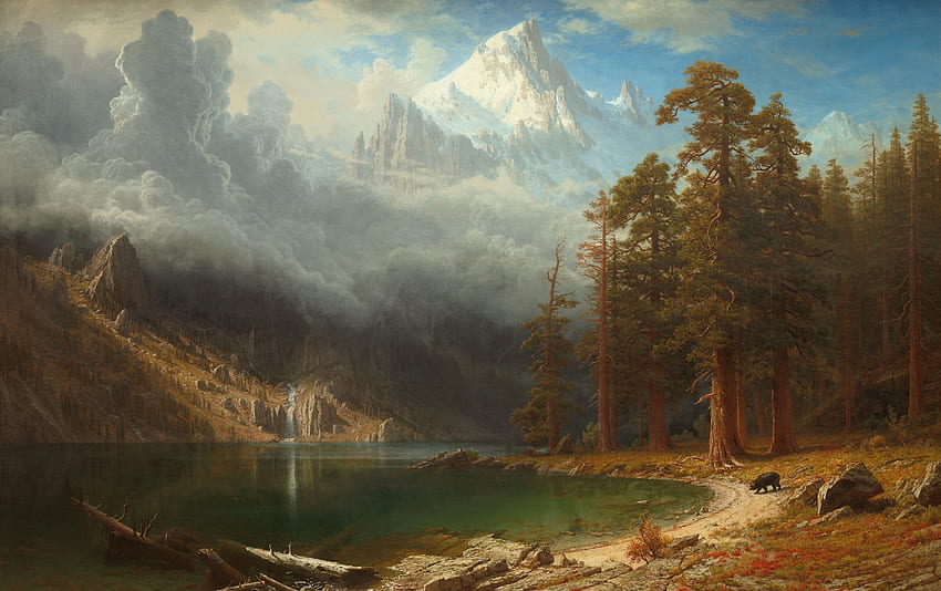 Corcoran Dağı Albert Bierstadt Klasik Sanat Klasik Sanat Tablo - Çözünürlük:, Klasik Tablolar HD duvar kağıdı