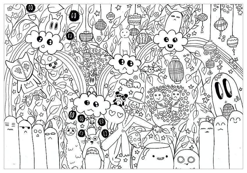 Totoro With, Totoro Design HD wallpaper | Pxfuel