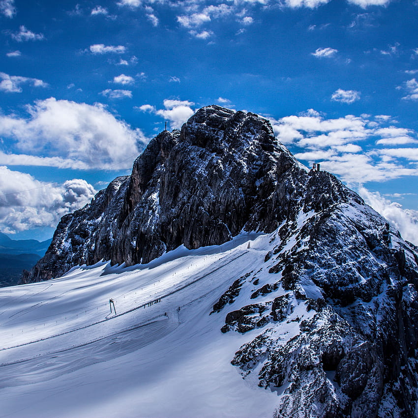 swiss mountains, winter, sunny day, landscape, ipad pro retina, , background, 2156 HD phone wallpaper