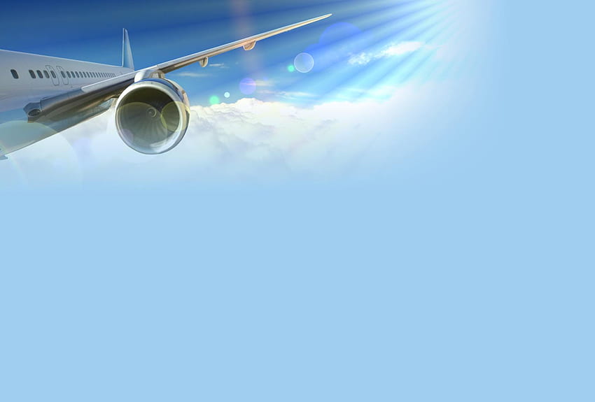 พื้นหลังของเที่ยวบิน ทัศนคติในการบินสูง การบินและการบิน Man of Steel เครื่องบินท่องเที่ยว วอลล์เปเปอร์ HD