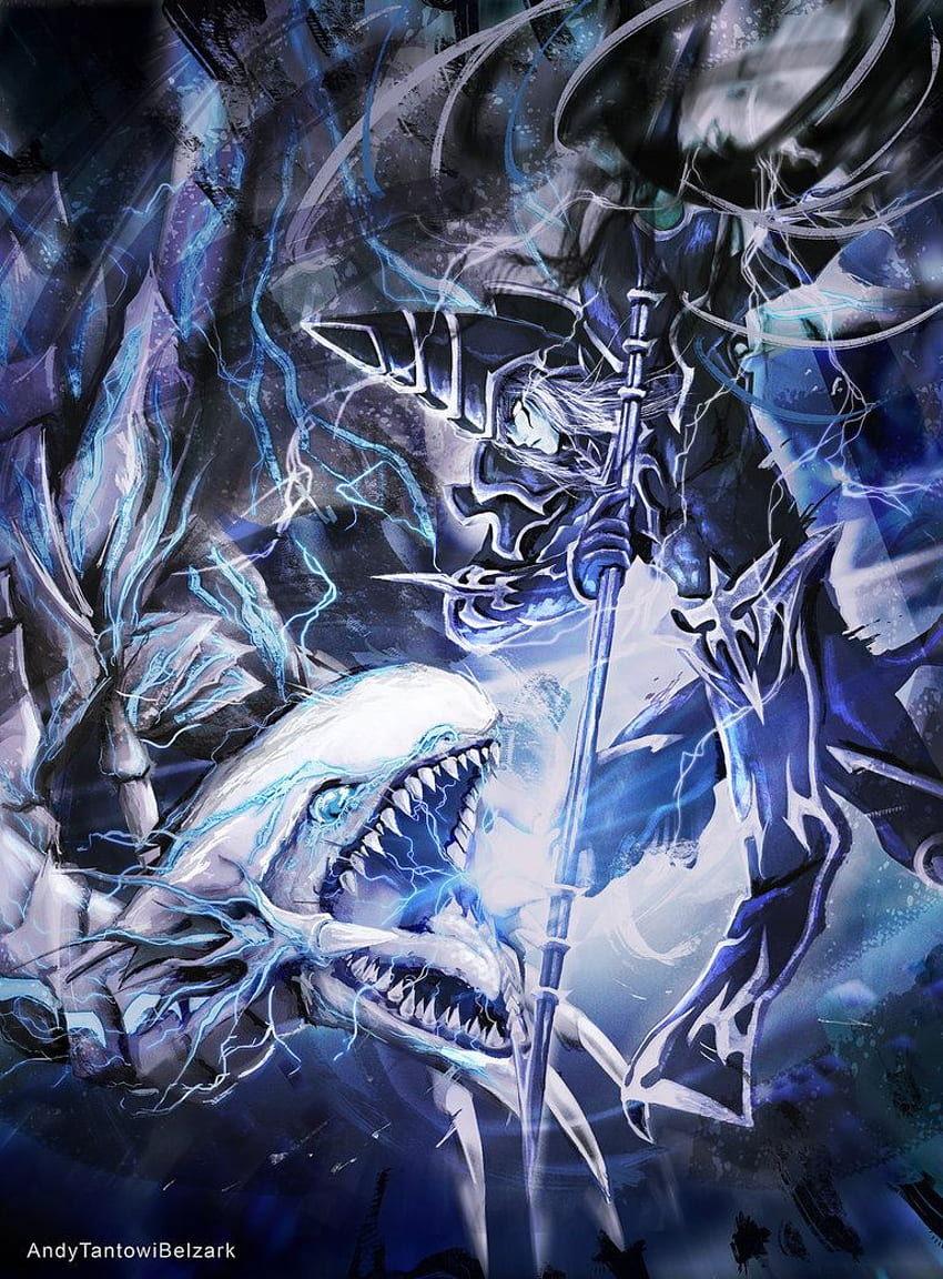 Penyihir Kegelapan Vs Naga Putih Bermata Biru - - wallpaper ponsel HD