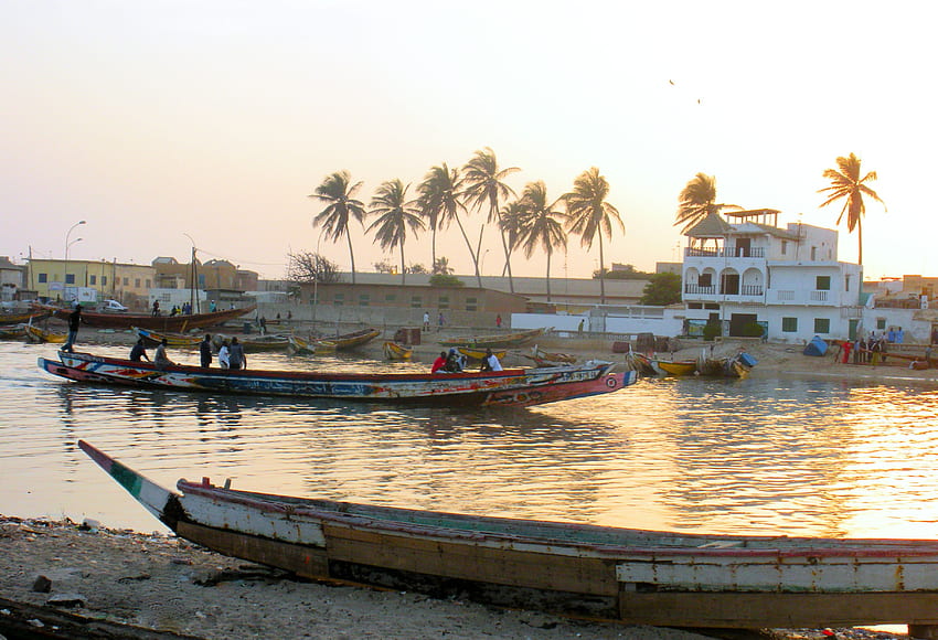 Senegal. Fenster HD-Hintergrundbild