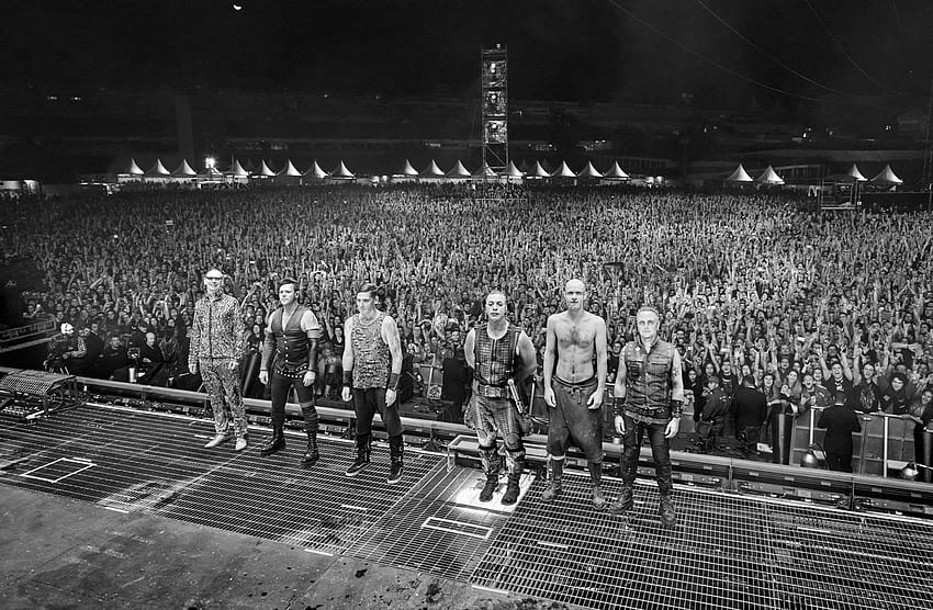 Six members boy band, Rammstein, metal band, concerts, Till HD wallpaper