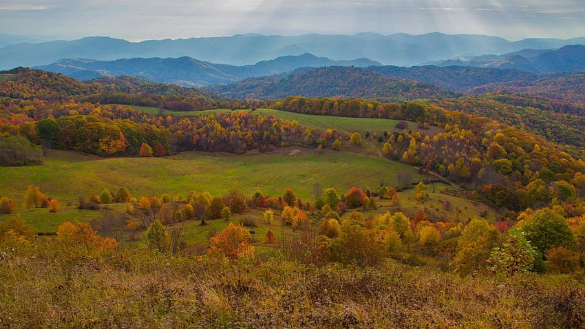 Есен на Апалачите. Апалачи планини, Апалачи MTS HD тапет