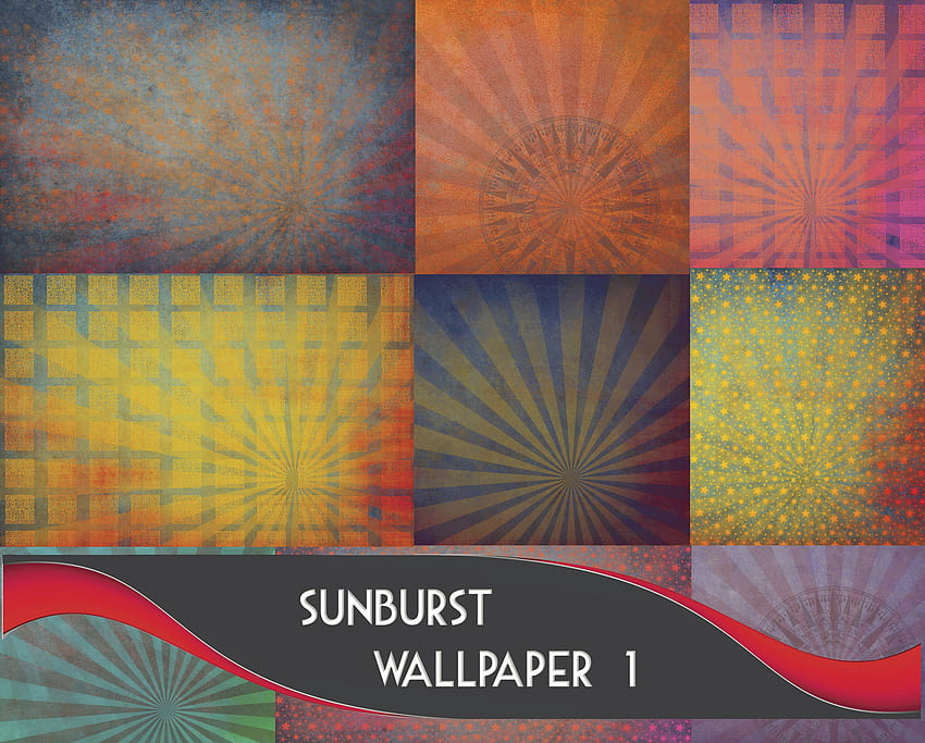 High Resolution Sunburst / Graphic Background, Commercial HD wallpaper