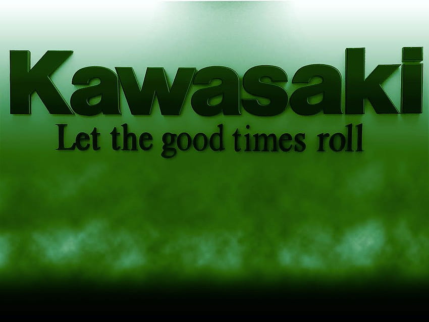 Motocykl Kawasaki Motocykl Kawasaki, logo Kawasaki Tapeta HD