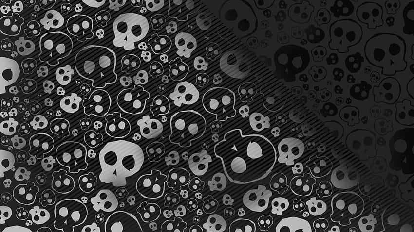 Dark skull evil horror skulls art artwork skeleton d, Skeleton Pattern HD wallpaper