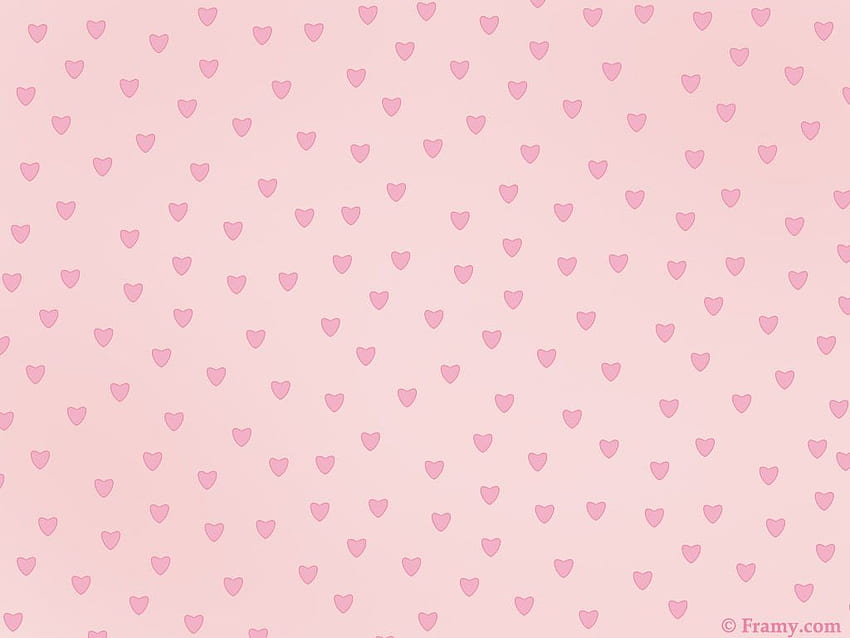 Hati Merah Muda Kecil, Hati Merah Muda Keren Wallpaper HD