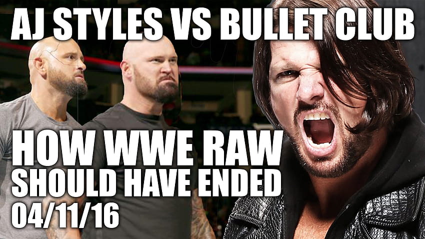 'AJ Styles vs The Bullet Club' – How WWE RAW Should Have Ended (04/11/16) HD wallpaper