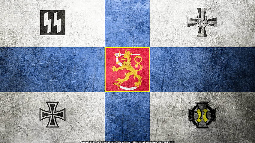 フィンランド、フィンランドの国旗 高画質の壁紙