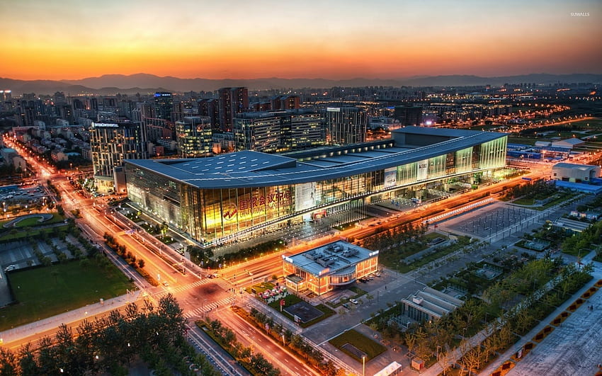 China National Convention Center in Beijing - World HD wallpaper