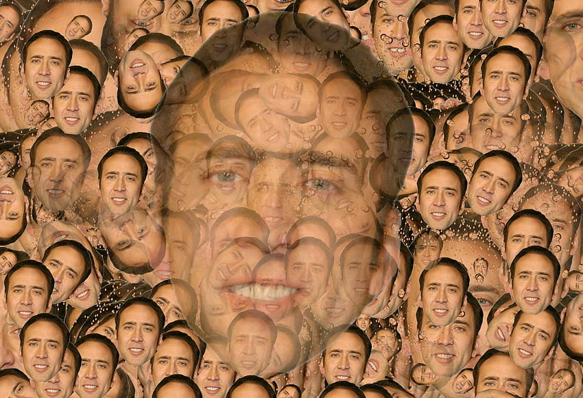 Half Face Men Â· Degree Symbol Png Â· Nicolas Cage Cat . HD