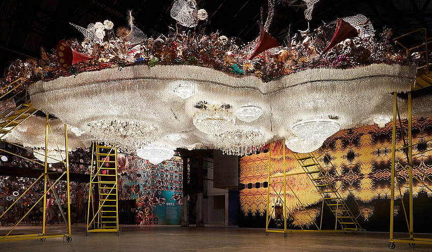 Nick Cave's colossal crystal cloudscape has a vital message. * HD wallpaper