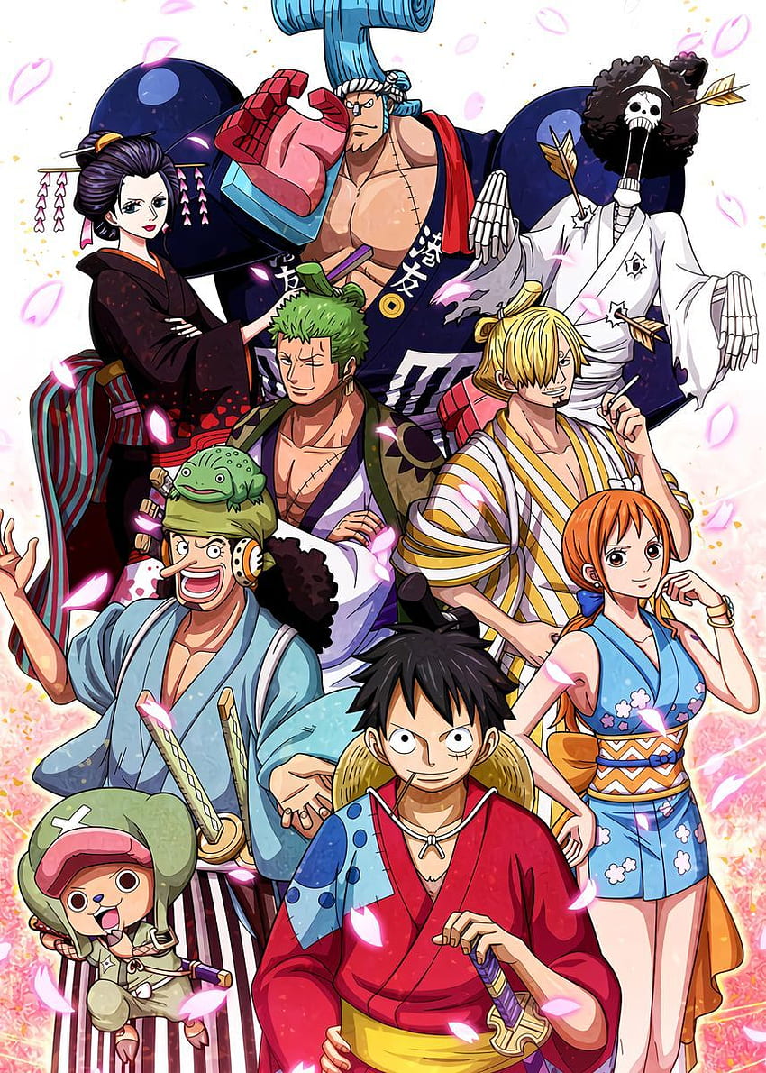 The Straw Hat Crew, Strong World outfits. One piece movies, One HD ...