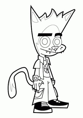 johnny test coloring pages printable