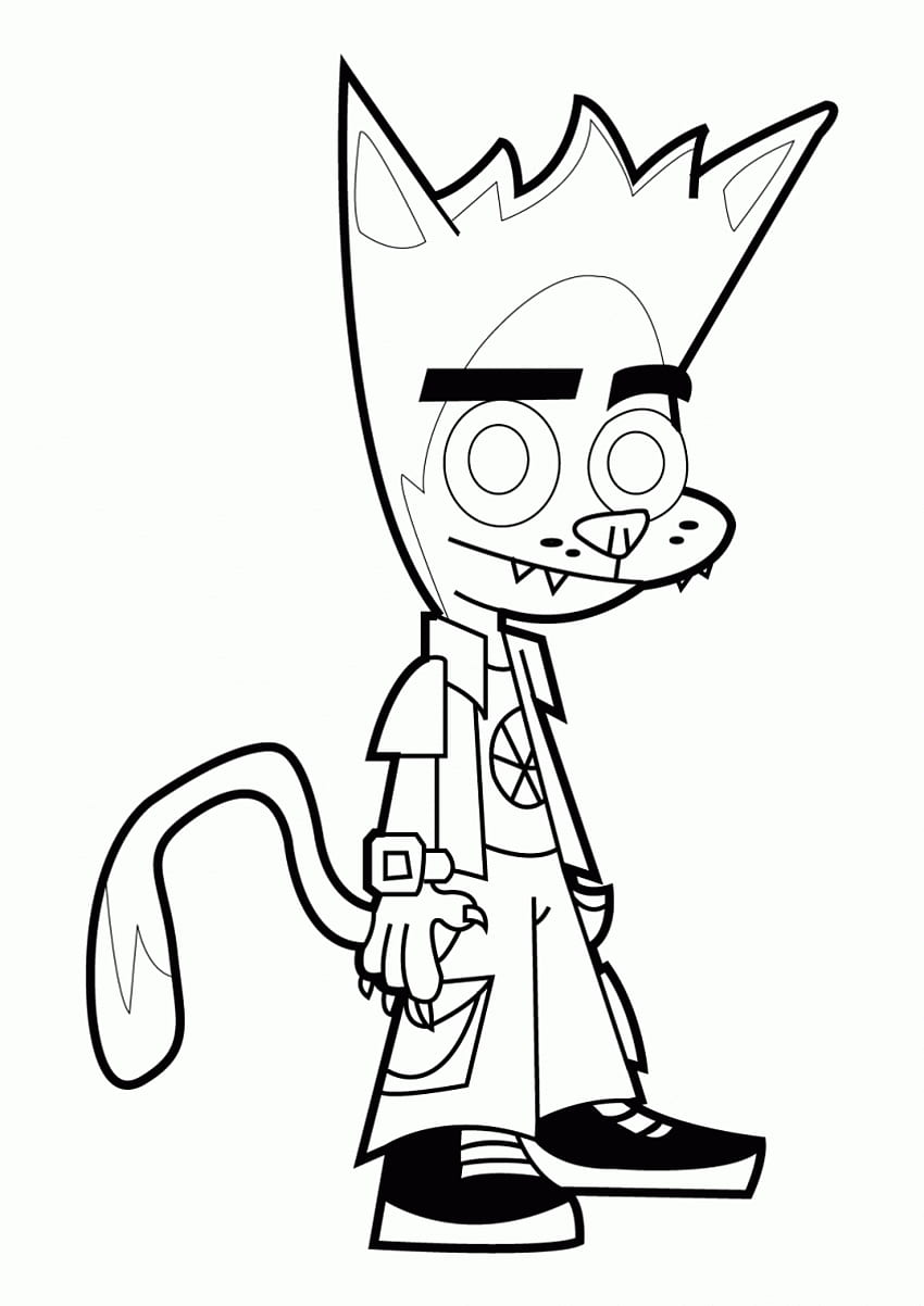 Coloring Pages: Aierxzygt Johnny Test Dessins HD phone wallpaper