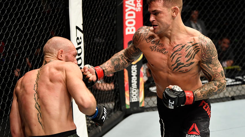 Poirier knocks out Conor McGregor in 2nd round at UFC 257, Dustin Poirier HD wallpaper